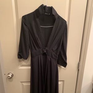 Open front trench shirt